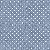 Tecido Tricoline Poá e Quadradinhos Azul, 100% Algodão, Unid. 50cm x 1,50mt - Imagem 1