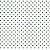 Tricoline Corações Amor - Cor 15 (Preto / Branco), 100% Algodão, Unid. 50cm x 1,50mt - Imagem 1