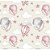 Tricoline Estampado Ballon - Cor-01 (Creme com Rosa), 100% Algodão, Unid. 50cm x 1,50mt - Imagem 1