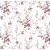 Tricoline Estampado Floral Sarah - Cor-56 (Uva) , 100% Algodão, Unid. 50cm x 1,50mt - Imagem 1