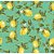 Tricoline Estampado Limão - Cor-03 (Verde Tiffany), 100% Algodão, Unid. 50cm x 1,50mt - Imagem 1