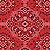 Tecido Tricoline Bandana Vermelho, 100%Alg, 50cm x 1,50mt - Imagem 1