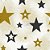 Tricoline Estampado Natal Estrelas (Bege), 100% Algodão, Unid. 50cm x 1,50mt - Imagem 1