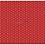 Tricoline Estampado Natal Poá (Vermelho), 100% Algodão, Unid. 50cm x 1,50mt - Imagem 1