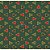 Tricoline Estampado Natal Triângulos (Verde), 100% Algodão, Unid. 50cm x 1,50mt - Imagem 1