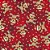 Tricoline Estampado Natal Ursinhos (Vermelho), 100% Algodão, Unid. 50cm x 1,50mt - Imagem 1
