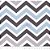 Tricoline Estampado Chevron Carol - Cor-02 (Azul com Cinza), 100% Algodão, Unid. 50cm x 1,50mt - Imagem 1