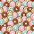 Tecido Tricoline Donnuts, 100% Algodão, 50cm x 1,50mt - Imagem 1