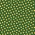 Tricoline Natal Poá Divertido Verde, 100%Alg, 50cm x 1,50mt - Imagem 1