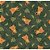 Tricoline Tigre (Verde Musgo), 100% Algodão, Unid. 50cm x 1,50mt - Imagem 1