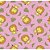Tricoline Leão (Rosa), 100% Algodão, Unid. 50cm x 1,50mt - Imagem 1