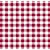 Tricoline Xadrez Smart (Vermelho) , 100% Algodão, Unid. 50cm x 1,50mt - Imagem 1
