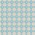 Tricoline Xadrez Coração Kawaii Azul 100%Algod, 50cm x 1,50m - Imagem 1