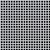 Tricoline Xadrez Peri Preto M, 100% Algodão, 50cm x 1,50mt - Imagem 1