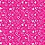 Tricoline Corações Peri Pink, 100% Algodão, 50cm x 1,50mt - Imagem 1