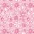 Tricoline Floral Doodle Rosa Chiclete, 100%Alg, 50cm x 1,50m - Imagem 1
