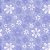 Tricoline Floral Doodle Lavanda, 100% Algodão, 50cm x 1,50mt - Imagem 1