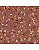 Tricoline Floral Mila (Rosê) 100%  Algodão 50cm x 1,50mt - Imagem 1