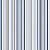 Tricoline Listrado Cinza e Azul, 100% Algodão, 50cm x 1,50mt - Imagem 1