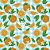 Tricoline Laranja Frutaria 05, 100% Algodão, 50cm x 1,50mt - Imagem 1