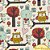 Tecido Tricoline Cute Forest 05, 100% Algodão, 50cm x 1,50mt - Imagem 1