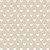 Tricoline Corações Branco e Bege, 100% Algod, 50cm x 1,50mt - Imagem 1
