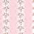 Tricoline Renda com Rosas Rosa, 100% Algodão, 50cm x 1,50mt - Imagem 1
