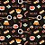 Tricoline Digital Sushi New, 100% Algodão, 50cm x 1,50mt - Imagem 1