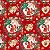 Tricoline Digital Natal Papai Noel, 100%Algod, 50cm x 1,50mt - Imagem 1