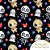 Tricoline Digital Halloween 6, 100% Algodão 50cm x 1,50mt - Imagem 1