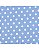 Tricoline Poá Médio Azul Claro c/ Branco 100%Alg 50cmX1,50mt - Imagem 1