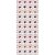 Tricoline Digital Barrado Xícaras Fundo Rosa 54cm x 1,50mt - Imagem 1