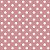 Tricoline Poá Médio Peri Branco Fundo Rosê, 50cm x 1,50mt - Imagem 1