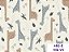 Tecido Tricoline Girafas Ibi, 100% Algodão 50cm x 1,50mt - Imagem 1