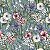 Tricoline Digital Floral Campestre, 100% Alg 50cm x 1,50mt - Imagem 1