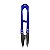 Tesoura Arremate Círculo 10,8cm - Azul - Aço Inoxidável - Imagem 1