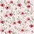 Tricoline Flores Delicadas Rosa, 100% Algodão, 50cm x 1,50mt - Imagem 1