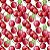 Tricoline Frutas Cerejas, 100% Algodão, 50cm x 1,50mt - Imagem 1