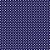 Tricoline Poá Pequeno Branco F. Azul Marinho, 50cm x 1,50mt - Imagem 1