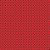 Tricoline Poá Pequeno Preto Fundo Vermelho, 50cm x 1,50mt - Imagem 1