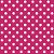 Tricoline Poá Médio Peri Branco F. Pink Escuro 50cm x 1,50mt - Imagem 1