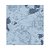 Tecido Tricoline Mapa Azul, 100% Algodão, 50cm x 1,50mt - Imagem 1