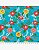 Tricoline Floral Ruby (Azul) 100%  Algodão 50cm x 1,50mt - Imagem 1