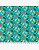 Tricoline Floral Gaby (Azul) 100%  Algodão 50cm x 1,50mt - Imagem 1