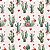Tecido Tricoline Digital Cactus Românticos, 55cm x 1,50mt - Imagem 1