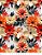Tricoline Digital 3D Floral Danubia 100% Algod 50cm x 1,50mt - Imagem 1