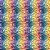 Tricoline Digital Folhas Multicoloridas, 50cm x 1,50mt - Imagem 1