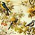 Tricoline Digital Aves no Jardim, 100%Algod, At. 5m x 1,50mt - Imagem 1