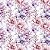 Tricoline Digital Devaneio Lilás 3, 100%Algodão 50cm x 1,50m - Imagem 1