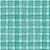 Tricoline Digital Barroque Xadrez Tiffany, 50cm x 1,50mt - Imagem 1